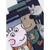 Name It Dark Sapphire Orla Peppa Pig 3-pack Socks