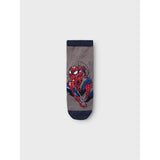 Name It Dark Sapphire Nobrian Spiderman 3-pack Socks
