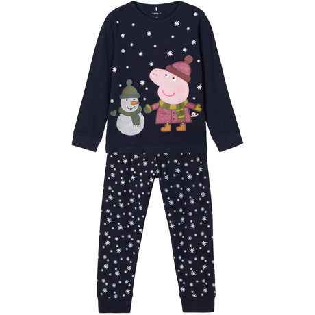 Name It Dark Sapphire Olla Peppa Pig Pajamas