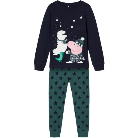 Name It Dark Sapphire Maaten Peppa Pig Pajamas