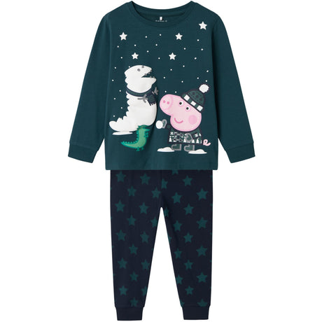 Name It Sea Moss Maaten Peppa Pig Pajamas