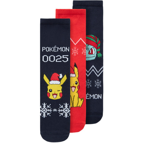 Name It Dark Sapphire Odis Pokemon 3-Pack Socks