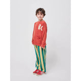 Bobo Choses Burgundy Red Long Sleeve T-shirt