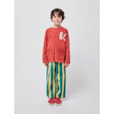 Bobo Choses Burgundy Red Long Sleeve T-shirt