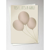 ViSSEVASSE YES IT'S A GIRL - Greeting Card