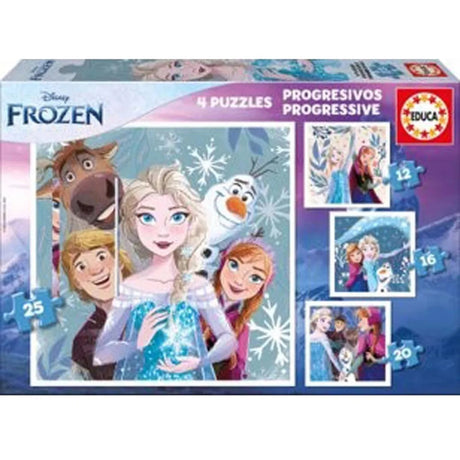 Educa  Puzzle 4-i-1 Frost 12-16-20-25