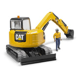 Bruder Cat Mini excavator with worker