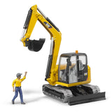 Bruder Cat Mini excavator with worker