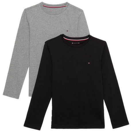 Tommy Hilfiger Shirts 2-pak Medium Grey/Black