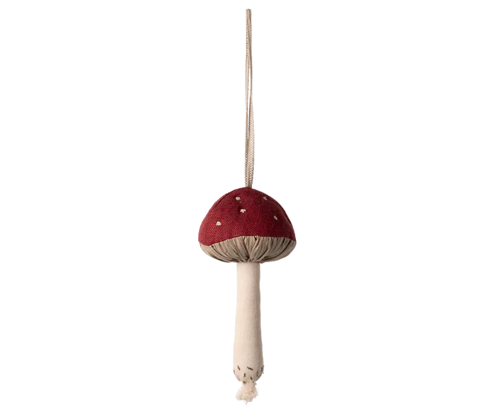 Maileg  Mushroom ornament - Red