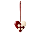 Maileg  Metal ornament, Large heart - Red