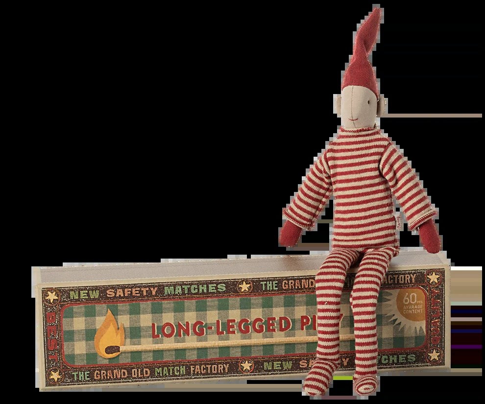 Maileg Long legged pixy in matchbox, Small