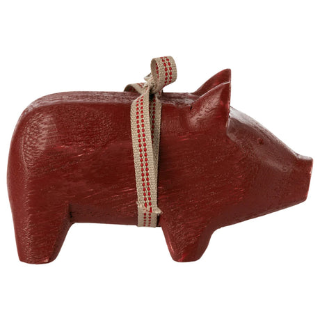 Maileg  Pig, Small - Red