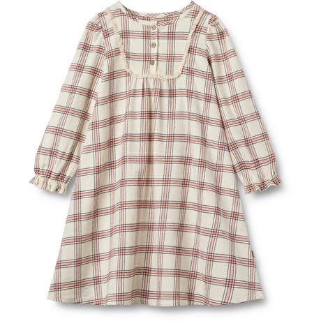 Wheat undefinedgshell Check Nightgown Gudrun