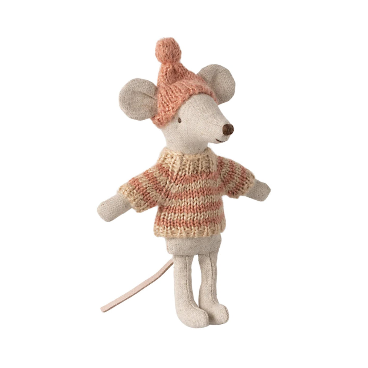 Maileg Knitted sweater and hat, Big sister mouse