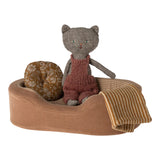 Maileg Cosy basket, Small - Brown