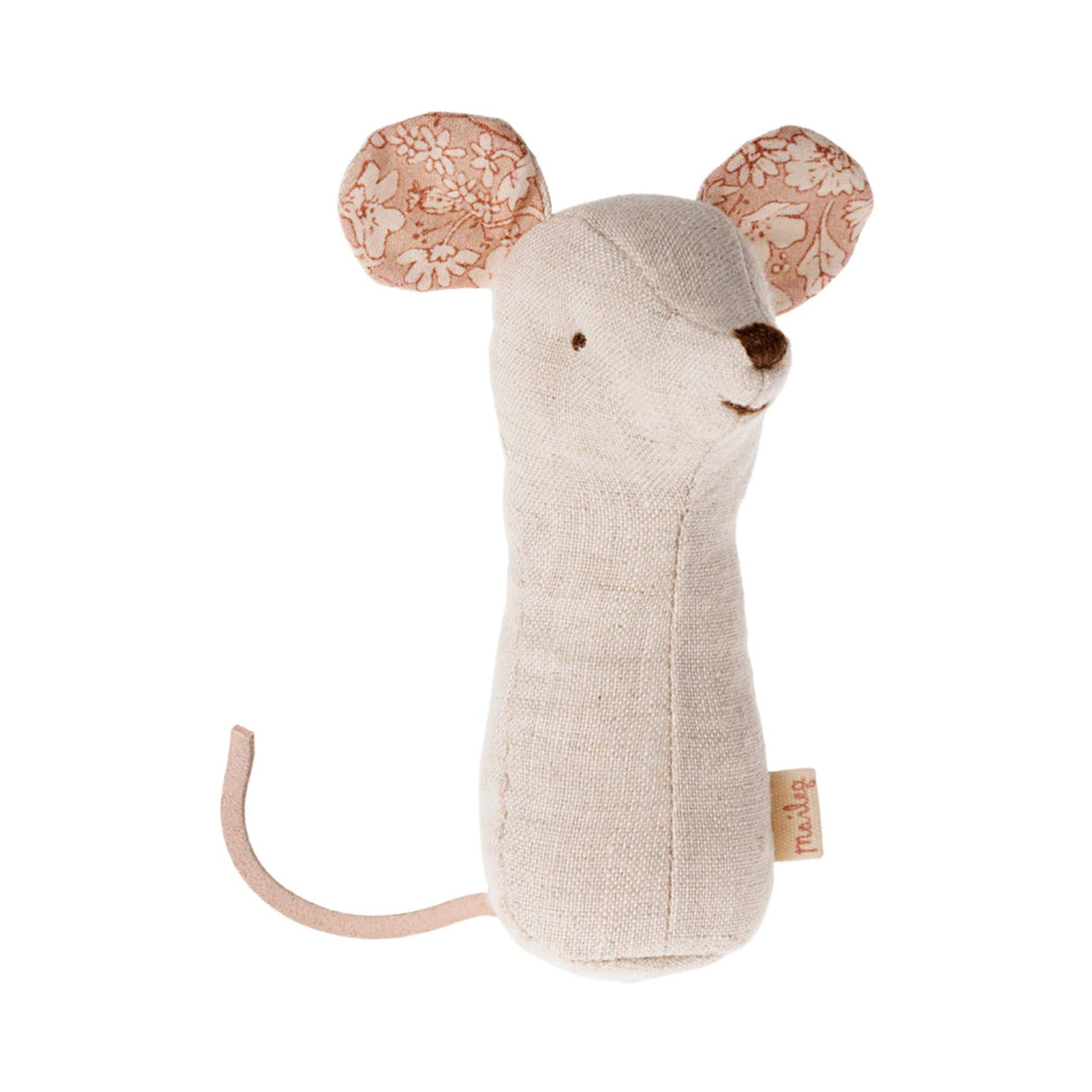 Maileg Lullaby friends, Mouse rattle - Nature