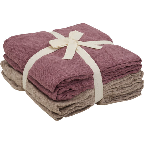 Pippi Withered Rose Organic Cloth Muslin 4-pack