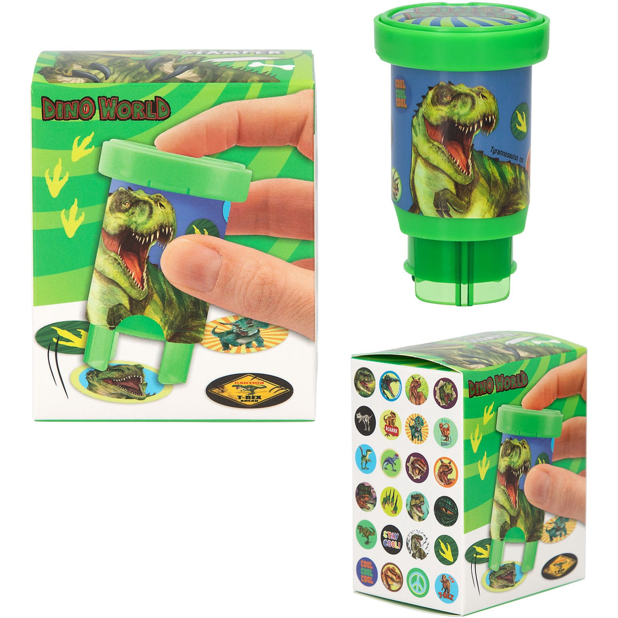 Dino World Sticker Stamp