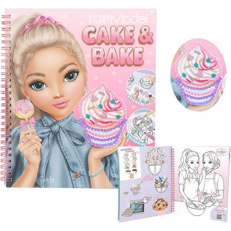 TOPModel Painting & Activity Book Cake & Bake