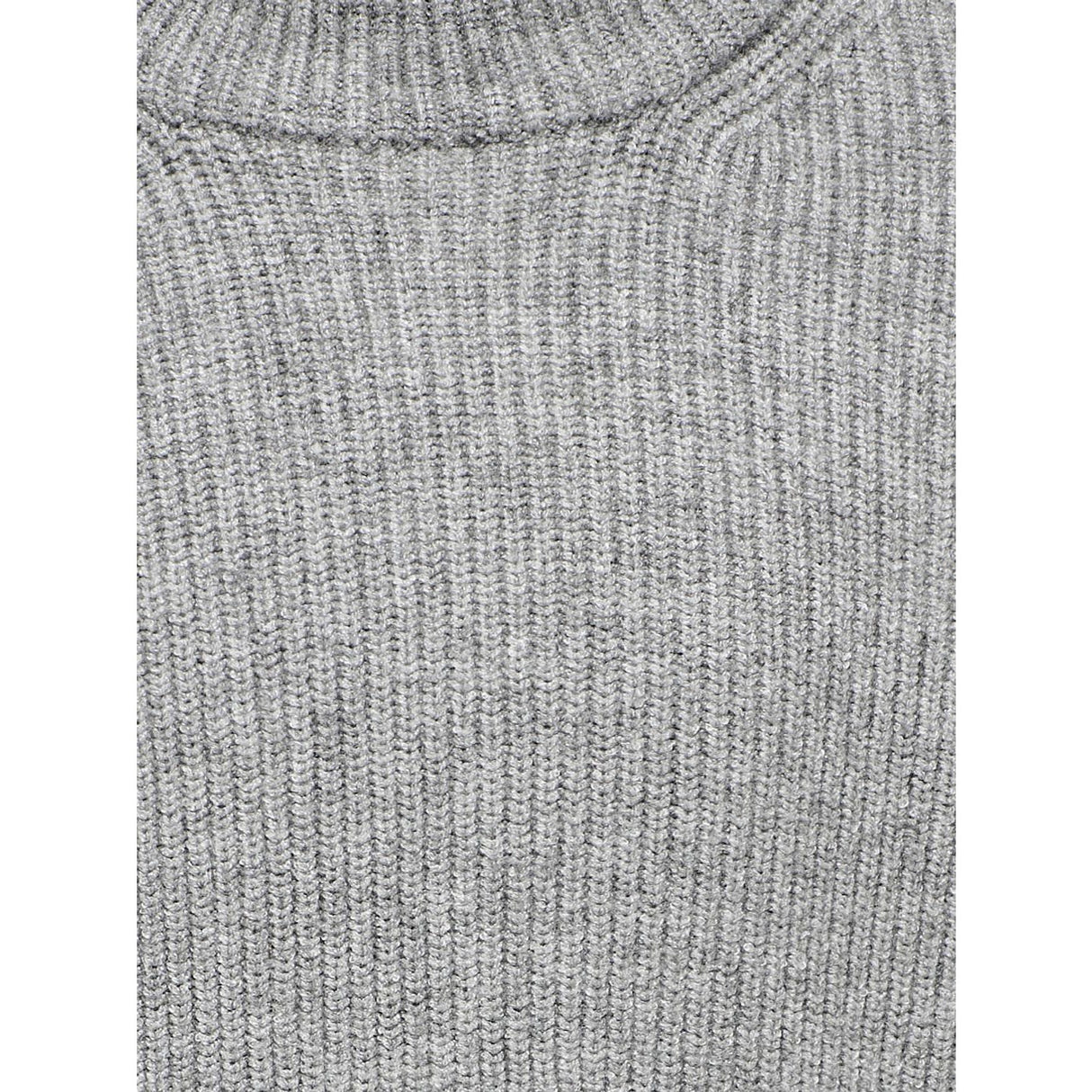 kids ONLY Medium Grey Melange Anne Fold Up Pullover Knit