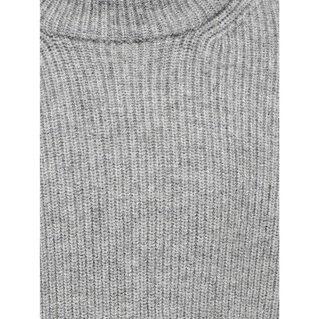 kids ONLY Medium Grey Melange Anne Fold Up Pullover Knit