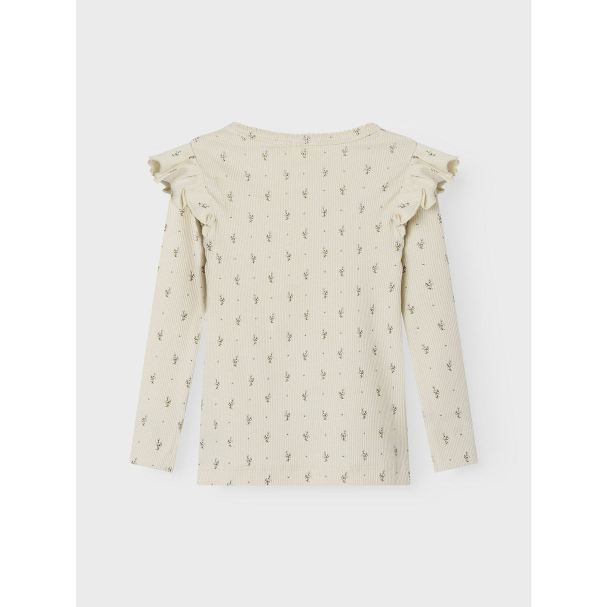 Lil'Atelier Turtledove Blue Flowers Gago Kuo Slim Blouse