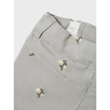 Lil'Atelier Mirage Gray Bella Baggy Coduroy Pants