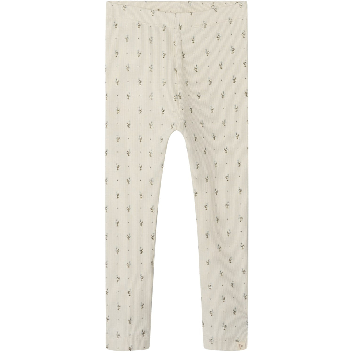 Lil'Atelier Turtledove Blue Flowers Gago Kye Slim Leggings