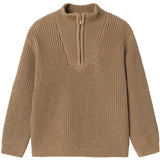 Name It Weathered Teak Safalle Knit Pullover