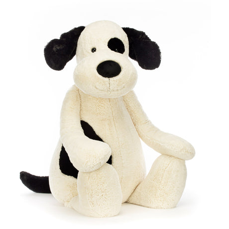 Jellycat Bashful Black/Creme Puppy 108 cm