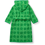 Småfolk Apple Green  Bathrobe Med Æbler