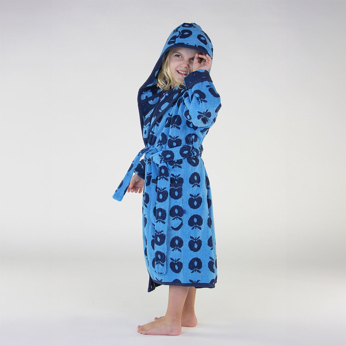 Småfolk Blue Grotto  Bathrobe Med Æbler