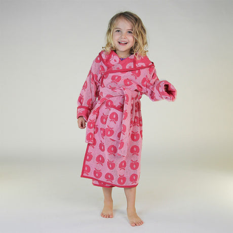 Småfolk Sea Pink  Bathrobe Med Æbler