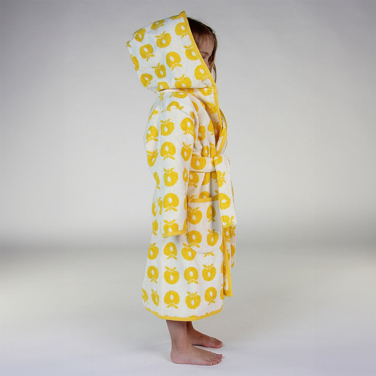 Småfolk Yellow  Bathrobe Med Æbler