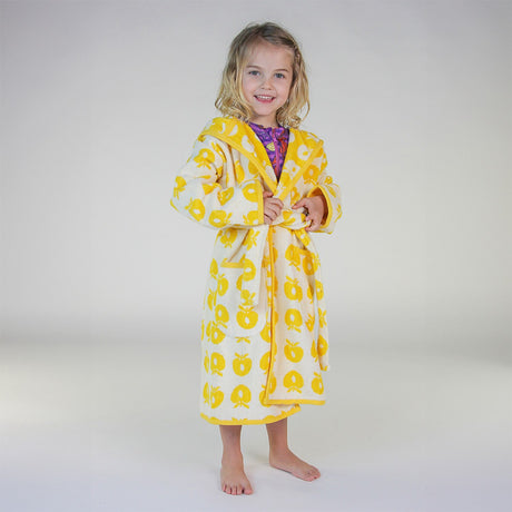 Småfolk Yellow  Bathrobe Med Æbler