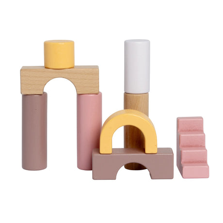 by Astrup Bakke w/Wooden Blocks, Pink