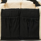 COPENHAGEN COLORS Black W. Cream Solid Stripe Organic Multifunctional Lift