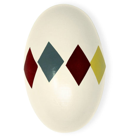 Mamamemo Rattle Egg, White, Harlequin