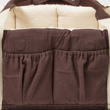 COPENHAGEN COLORS Brown With Cream Solid Stripe Organic Multifunctional Babylift Vol. 2