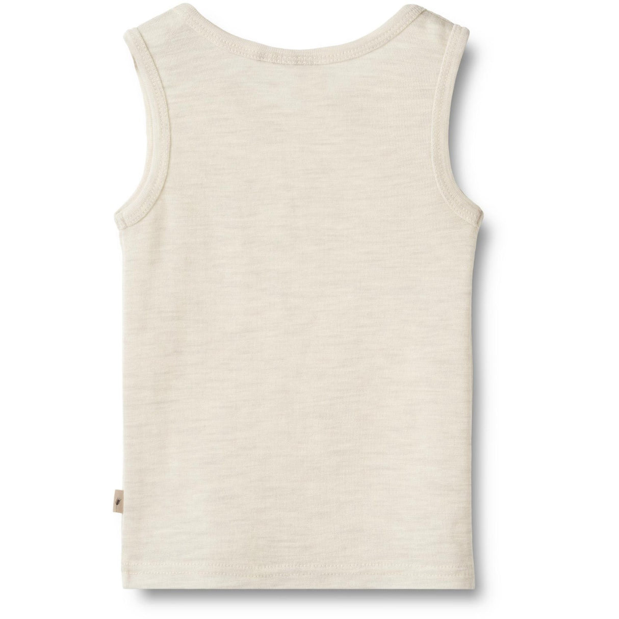 Wheat Eggshell Melange Wool Singlet Iggy