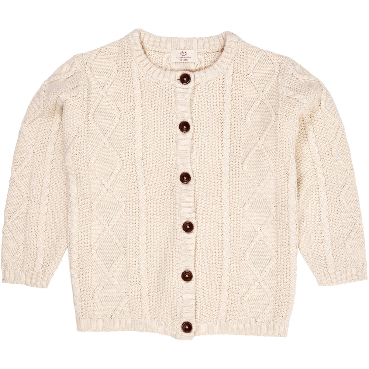 Copenhagen Colors Cream Knitted Cardigan