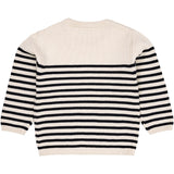 Copenhagen Colors Cream Navy Combi Knitted Striped Sailor Sweater