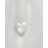 Dolly by Le Petit Tom White Dolly World Heart Balloon Organza Dress