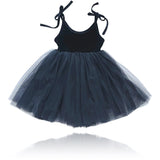 Dolly by Le Petit Tom Black Dolly Universe Velvet Cosmic Strings Tutu Dress