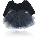 Dolly by Le Petit Tom Black Dolly Universe Velvet Planet Tutu Dress