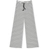 Mads Nørgaard Vanilla Ice/Black 2x2 Cotton Stripe Verona Pants