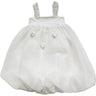 Dolly by Le Petit Tom White Dolly World Heart Balloon Organza Dress