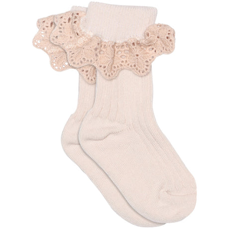 Mp Danmark Cherry Blossom Lisa socks - lace