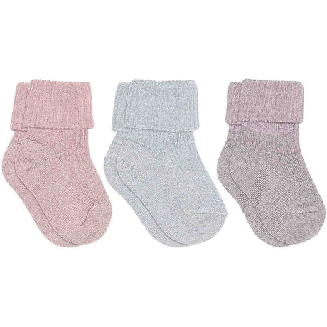 Mp Danmark Ice Heather Ida glitter socks - 3-pack